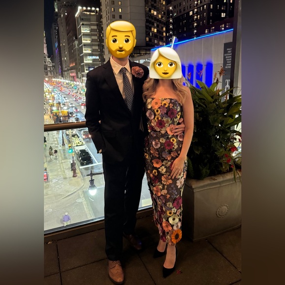 Bronx and Banco Pink Strapless Sheath Dress Wedding Guest - Picture 8 of 8